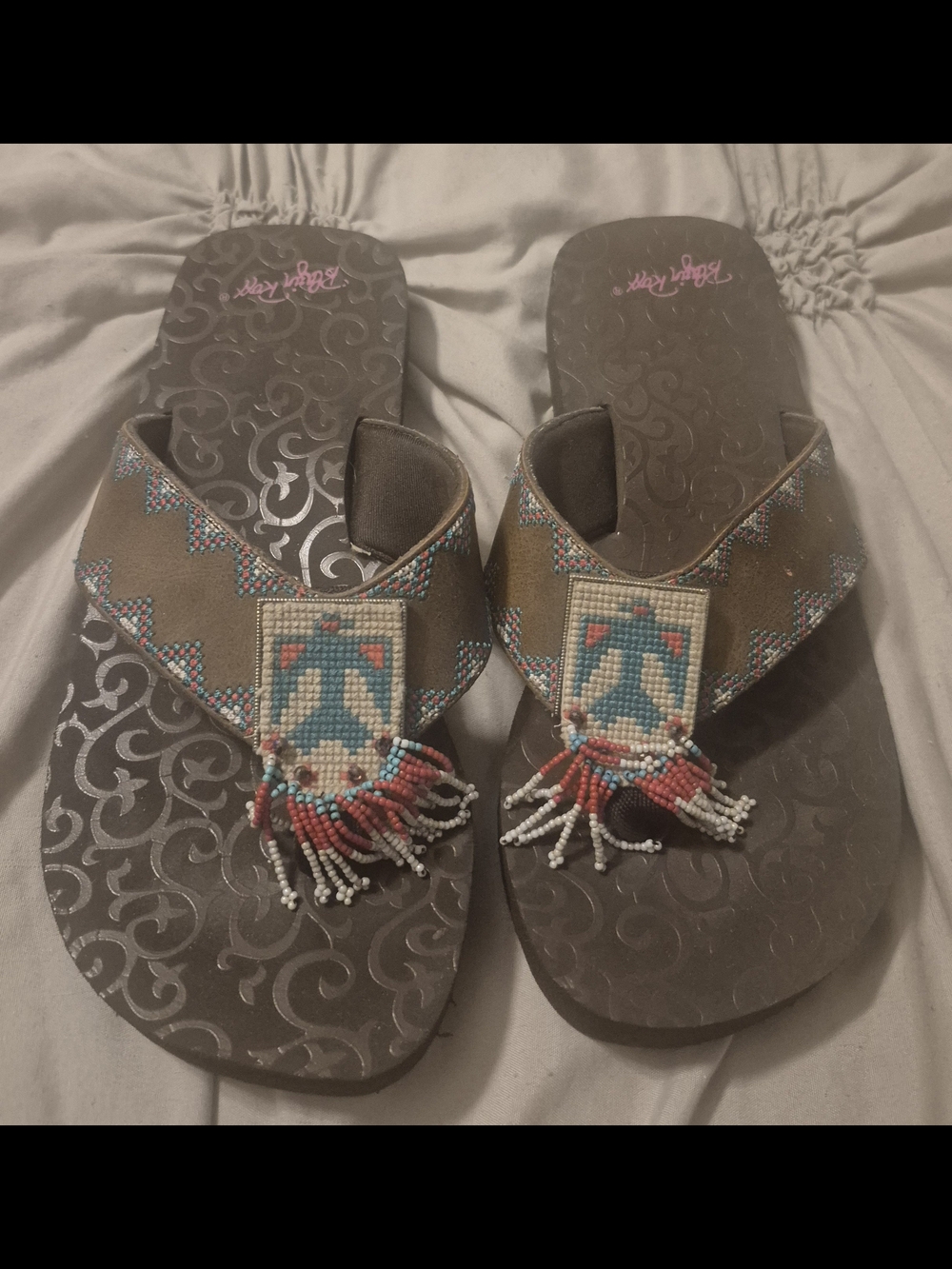 Brown Western Sandals